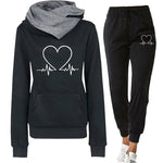 Woman Tracksuit Two Piece Set Winter Warm Hoodies+Pants Pullovers Sweatshirts Female Jogging Woman Clothing Sports Suit Outfits - flohmarkt-deutschland.shop