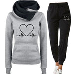 Woman Tracksuit Two Piece Set Winter Warm Hoodies+Pants Pullovers Sweatshirts Female Jogging Woman Clothing Sports Suit Outfits - flohmarkt-deutschland.shop