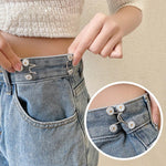 Women's Brooch Set Tighten Waist Brooches for Women Skirt Pants Jeans Adjustable Waist Clip Metal Pins Clothing Accessories - flohmarkt-deutschland.shop