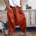 Women's Casual Harem Crotch Pants, Fashionable Lace-up Harem Pants, Women Trousers, Oversized Hip-hop Streetwear Woman - flohmarkt-deutschland.shop