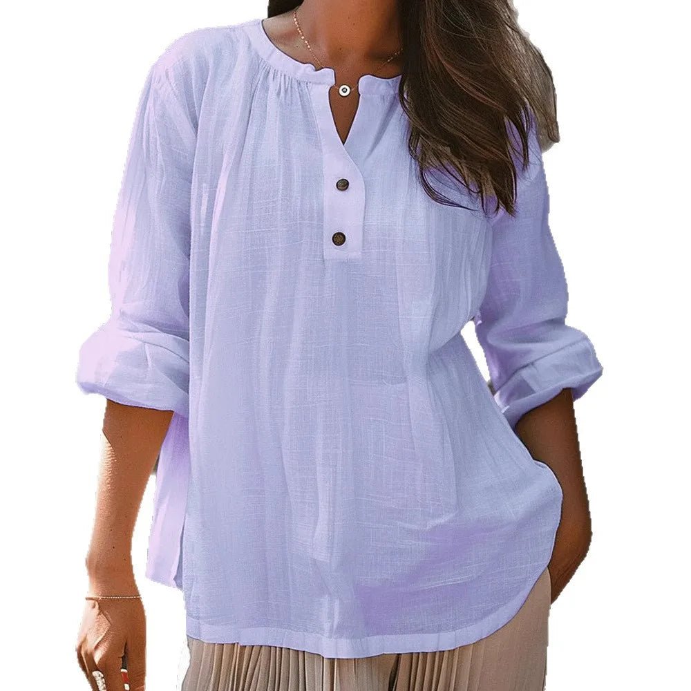 Women's Casual Loose Shirts White Tops 2025 Spring Pullover Shirts Рубашка Женская Blusen Damen Jesienne Ubrania Damskie - flohmarkt-deutschland.shop