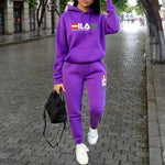 Womens Clothing Autumn Winter Hoodies Pants Fashion High Quality Aesthetic Luxury Brand Designer Streetwear Pants Sets for Women - flohmarkt-deutschland.shop