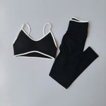 Women's Seamless Fitness Set Tracksuit Yoga Sets Sportswear Workout Middle Waist Leggings Sports Bra Gym Clothing Fitness Suit - flohmarkt-deutschland.shop