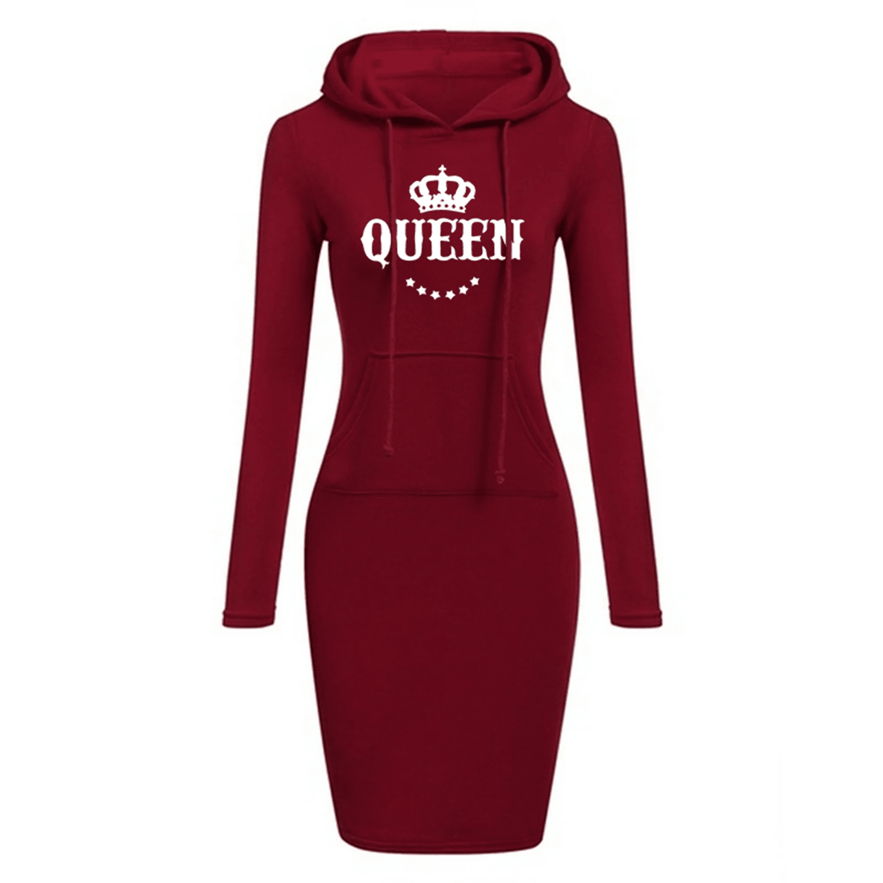 Women's Slim Hoodie Dress Dress Casual Knee Skirt Hoodie High Quality Hooded Sweatshirt Casual Women's Queen Hoodie Skirt - flohmarkt-deutschland.shop