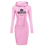 Women's Slim Hoodie Dress Dress Casual Knee Skirt Hoodie High Quality Hooded Sweatshirt Casual Women's Queen Hoodie Skirt - flohmarkt-deutschland.shop
