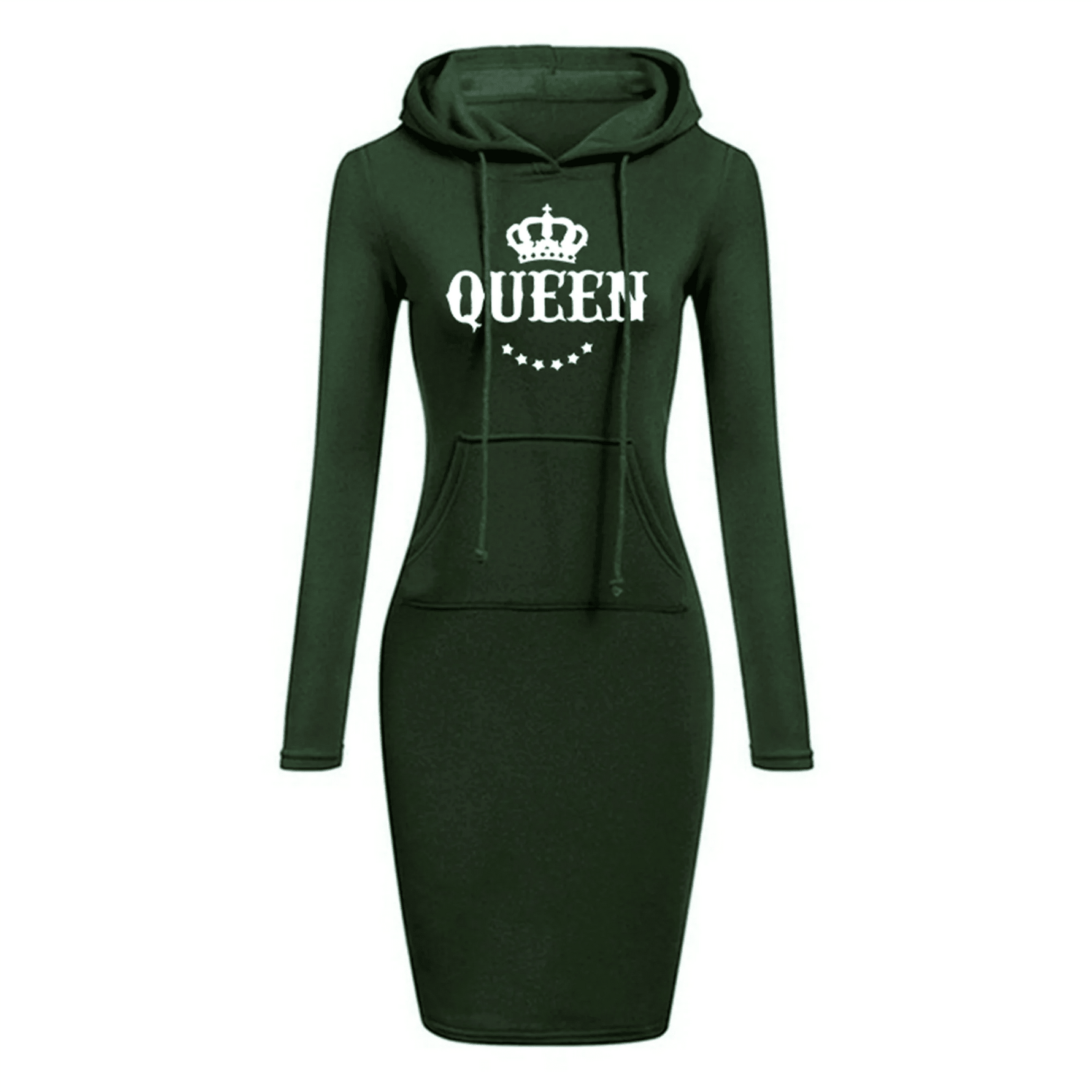 Women's Slim Hoodie Dress Dress Casual Knee Skirt Hoodie High Quality Hooded Sweatshirt Casual Women's Queen Hoodie Skirt - flohmarkt-deutschland.shop