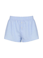 Women's Striped Print Casual Elastic Waist Shorts Y2K Loose Fit Summer Streetwear Chic Basic Fashion Button Detail - flohmarkt-deutschland.shop