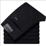 Wthinlee New Business Men's Jeans Casual Straight Stretch Fashion Classic Blue Black Work Denim Pant Trousers Male Clothing - flohmarkt-deutschland.shop