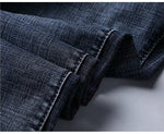 Wthinlee New Business Men's Jeans Casual Straight Stretch Fashion Classic Blue Black Work Denim Pant Trousers Male Clothing - flohmarkt-deutschland.shop