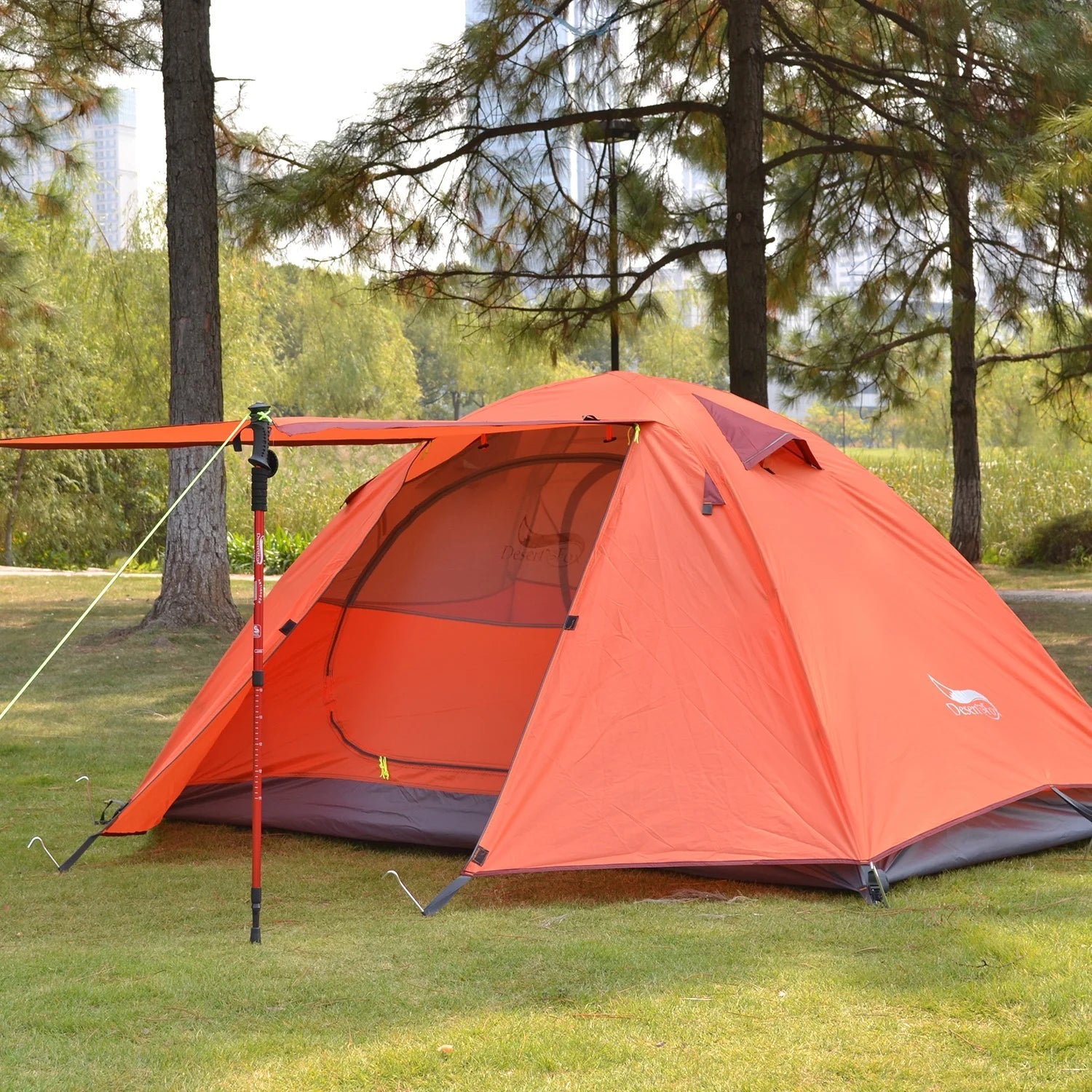 Wüste & Fuchs Campingzelt 1-3 Personen – leicht & wasserdicht - flohmarkt-deutschland.shop