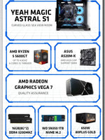 YEAH MAGIC Gaming PC – AMD Ryzen 5 5600GT, 1TB NVMe SSD, 16GB DDR4, Windows 11 - flohmarkt-deutschland.shop