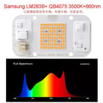 YXO COB LED Pflanzenlampe – 20W/30W/50W, Vollspektrum 380-780nm, AC 220V - flohmarkt-deutschland.shop