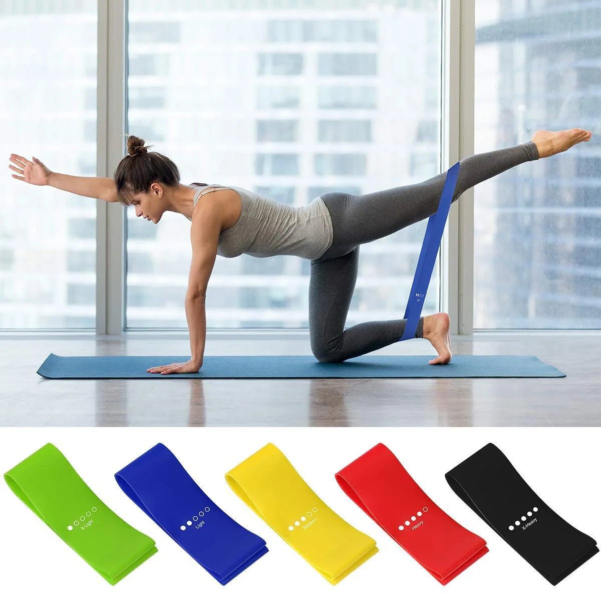 ZenFlex Yoga Latex Spannring - Vielseitiges Widerstandsband Für Beine, Hüfte Und Ganzkörper Training - flohmarkt-deutschland.shop