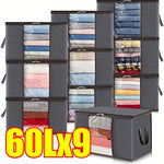 Zhejiang Choice Aufbewahrungstasche Faltbar Großes Fassungsvermögen - Mit Transparentem Fenster Für Kleidung Und Decken - flohmarkt-deutschland.shop