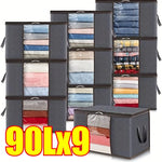 Zhejiang Choice Aufbewahrungstasche Faltbar Großes Fassungsvermögen - Mit Transparentem Fenster Für Kleidung Und Decken - flohmarkt-deutschland.shop